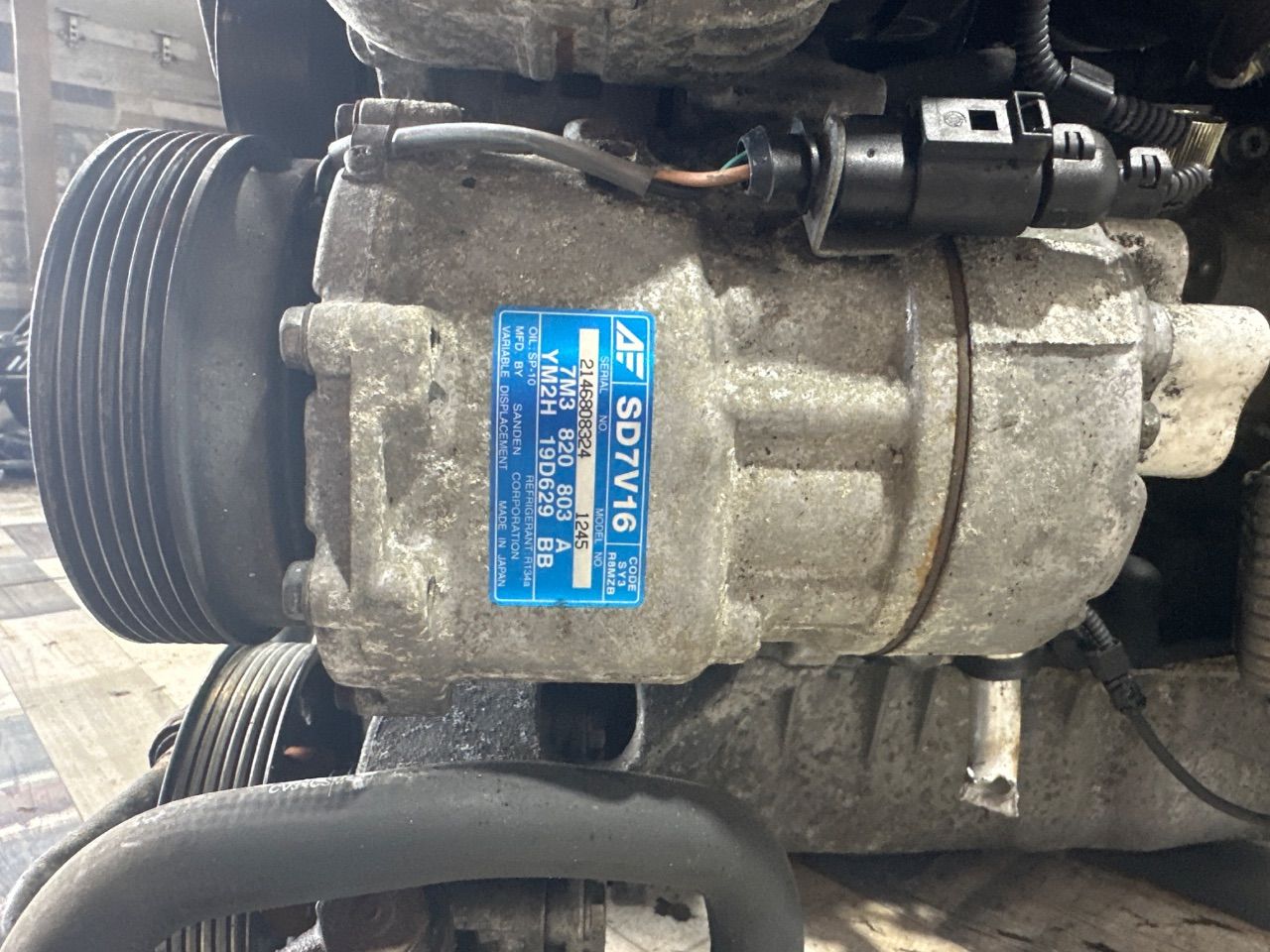 Двигатель ASZ Ford Galaxy 1 restailing 1.9 Дизель