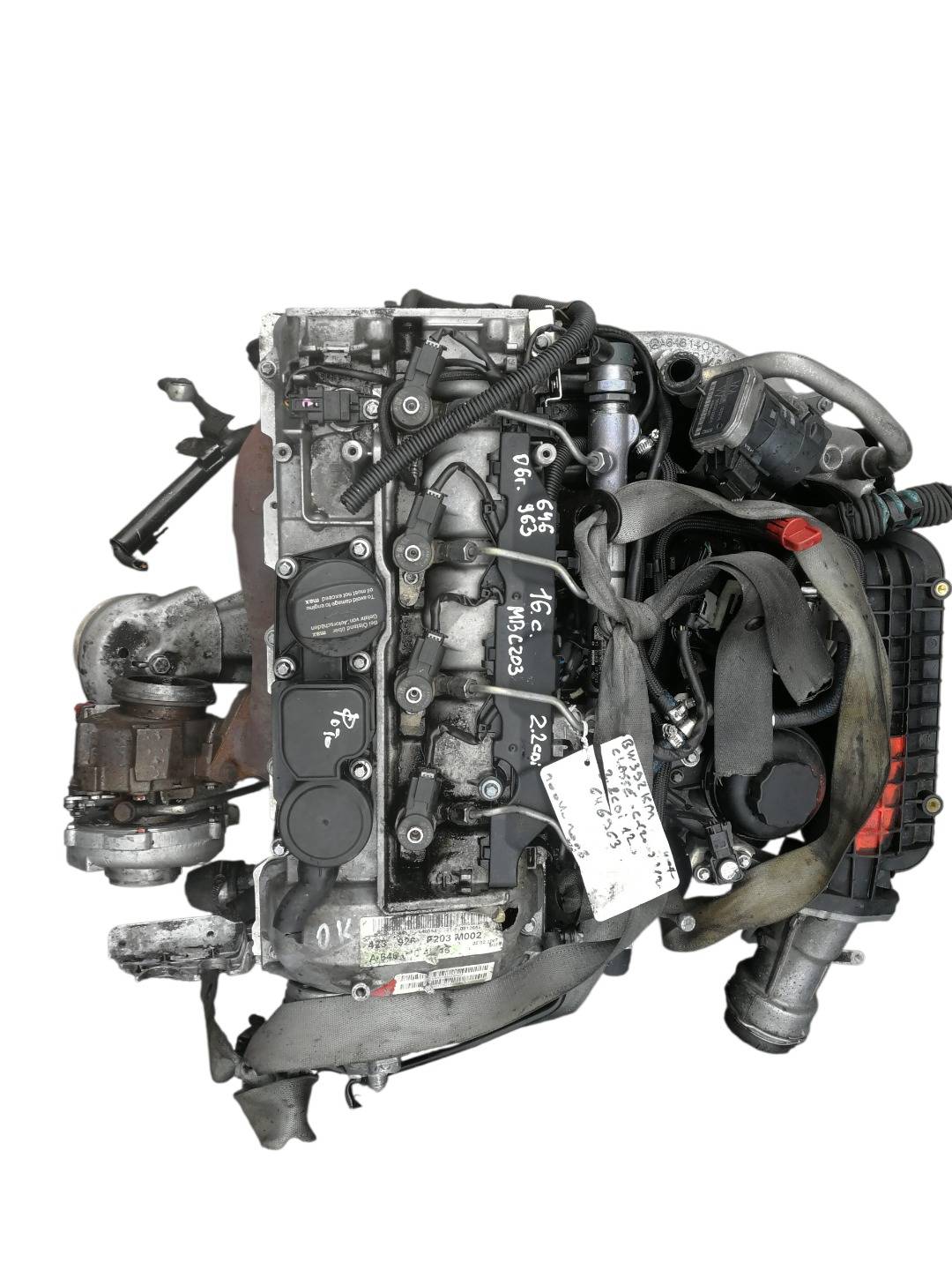 Двигатель 646963 Mercedes-Benz C W203 2.2 Дизель