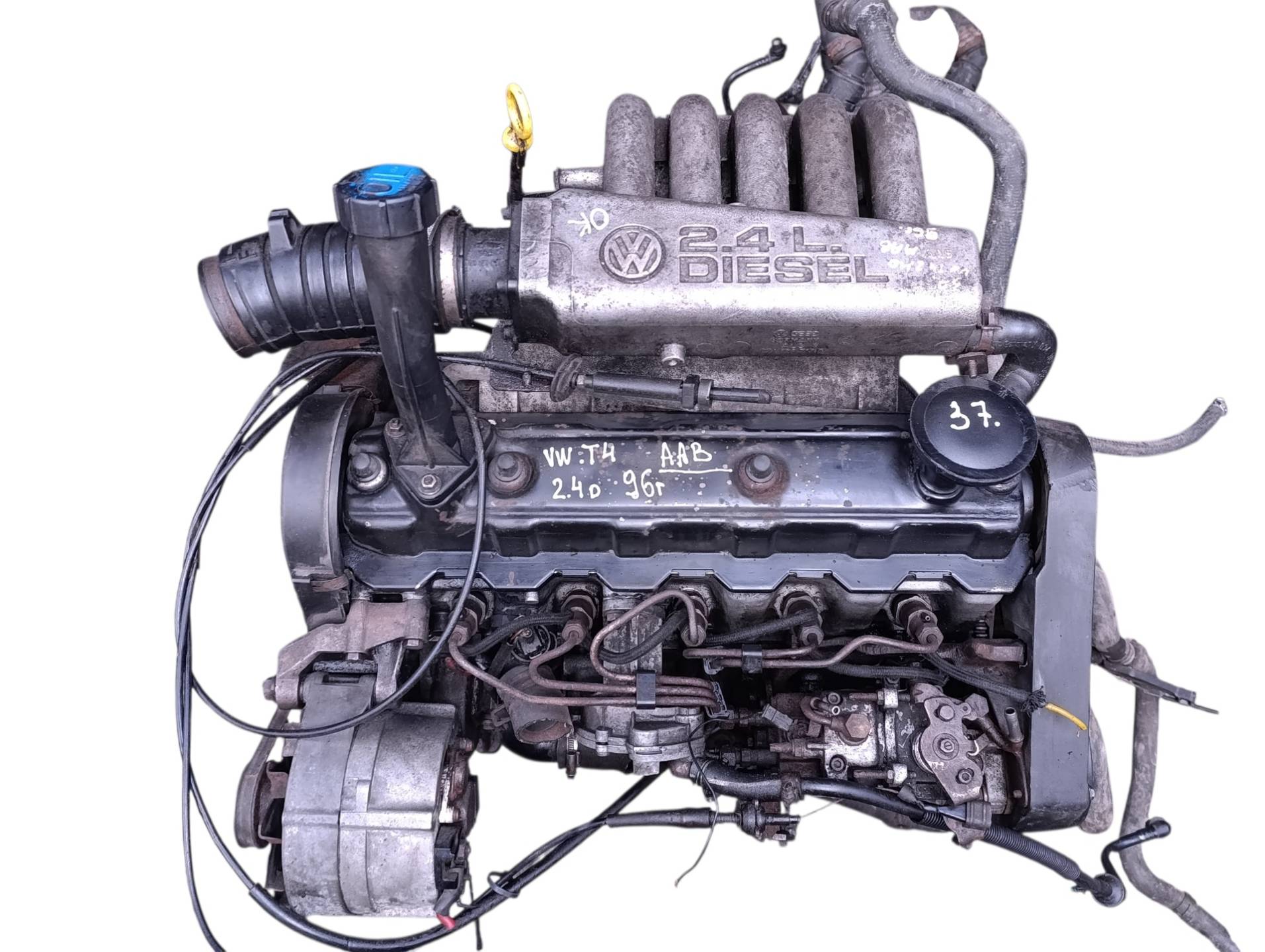 Двигатель AAB Volkswagen Transporter T4 2.4 Дизель
