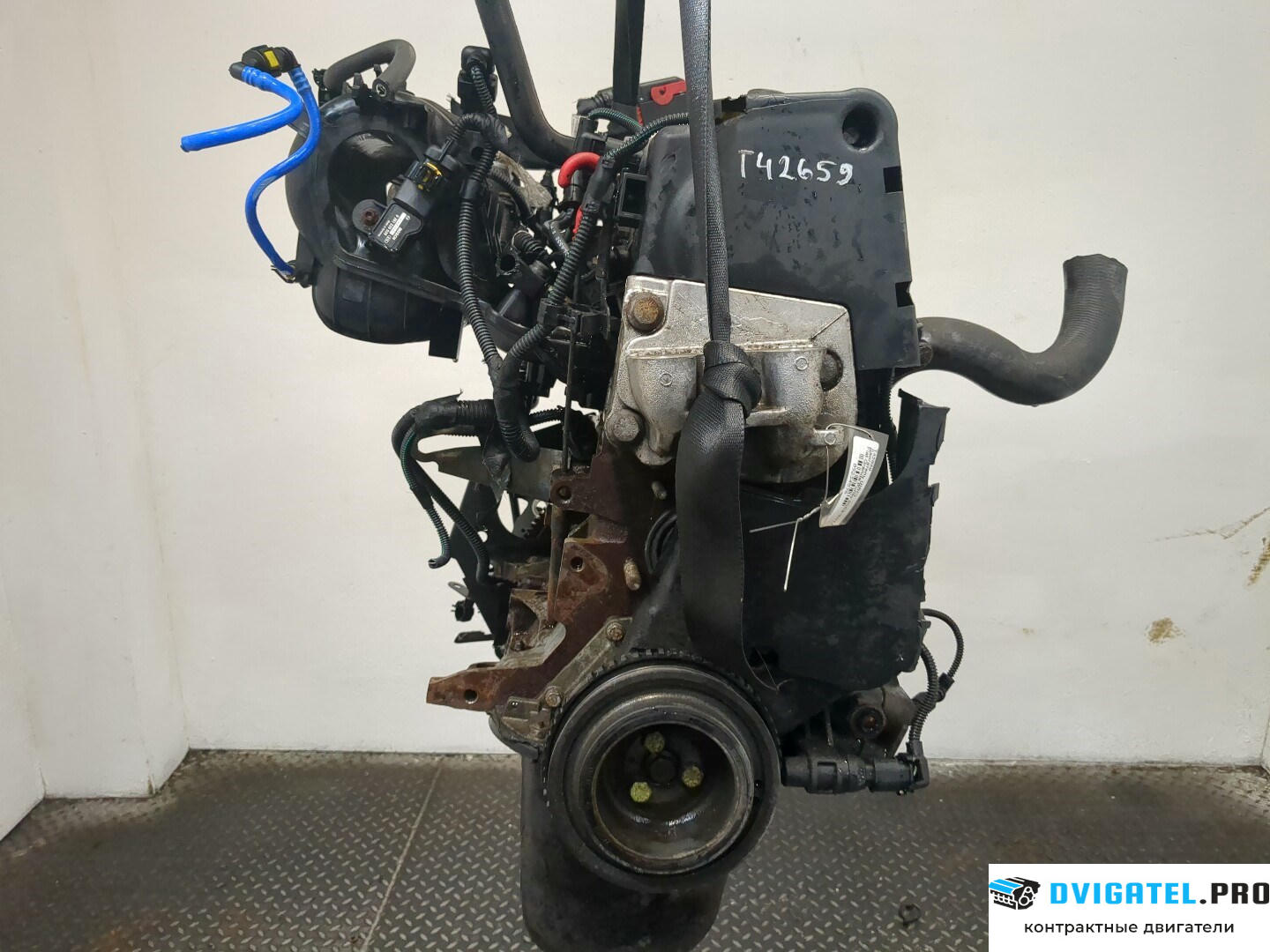 Двигатель Fiat Grande Punto 2005 - 2011 350 A 1.000 1.4 л., Бензин, Инжектор, артикул 9234576