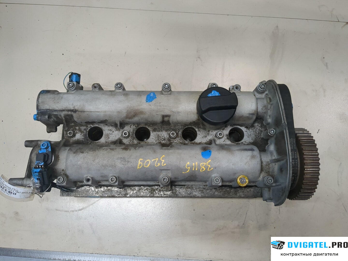 Головка блока цилиндров (ГБЦ) Volkswagen Golf 4 1997 - 2005 AXP 1.4 л., Бензин, Инжектор, артикул 9167627