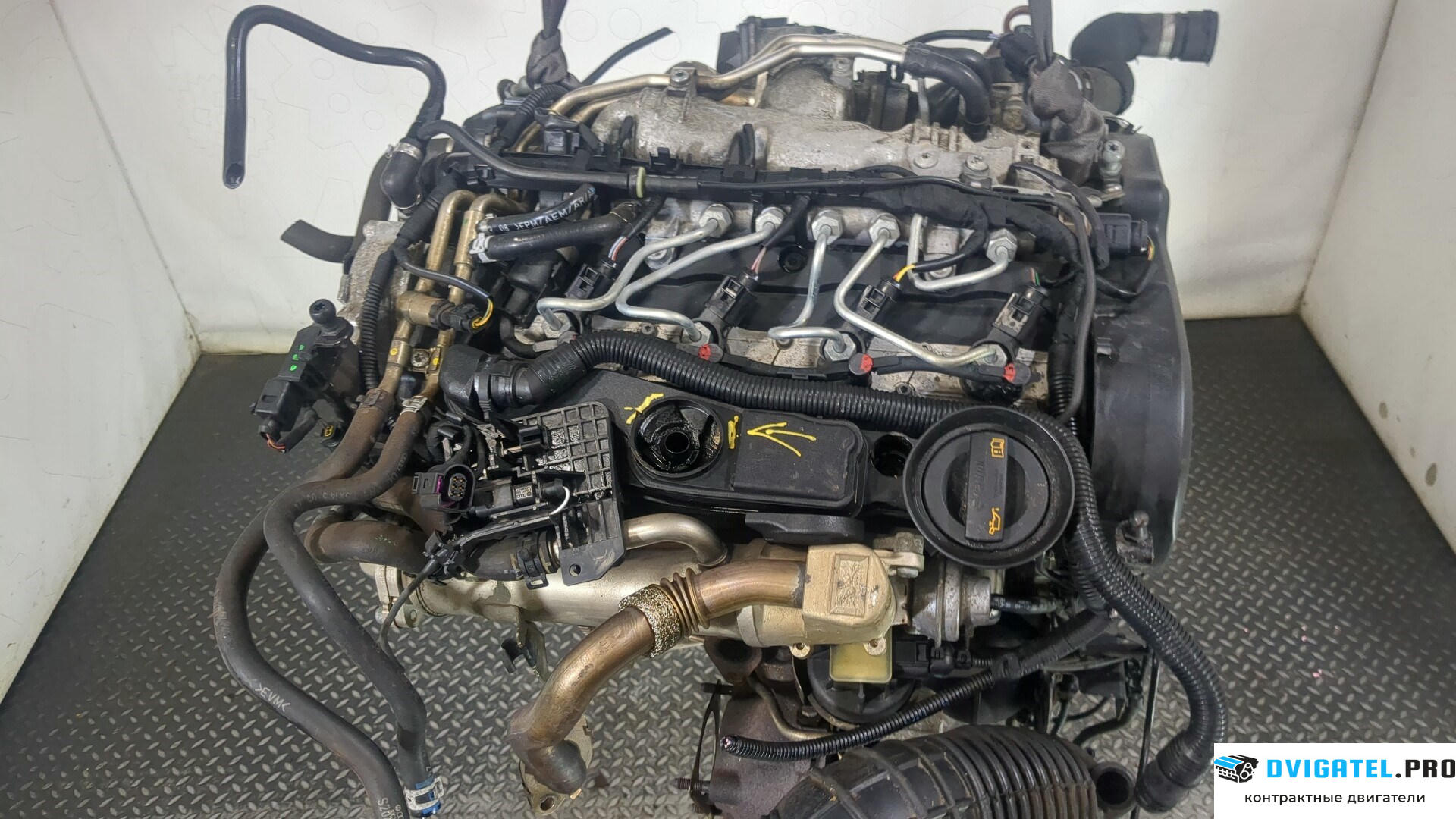 Двигатель Audi A4 B8 2007 - 2011 CAGA 2 л., Дизель, TDI, артикул 9011007