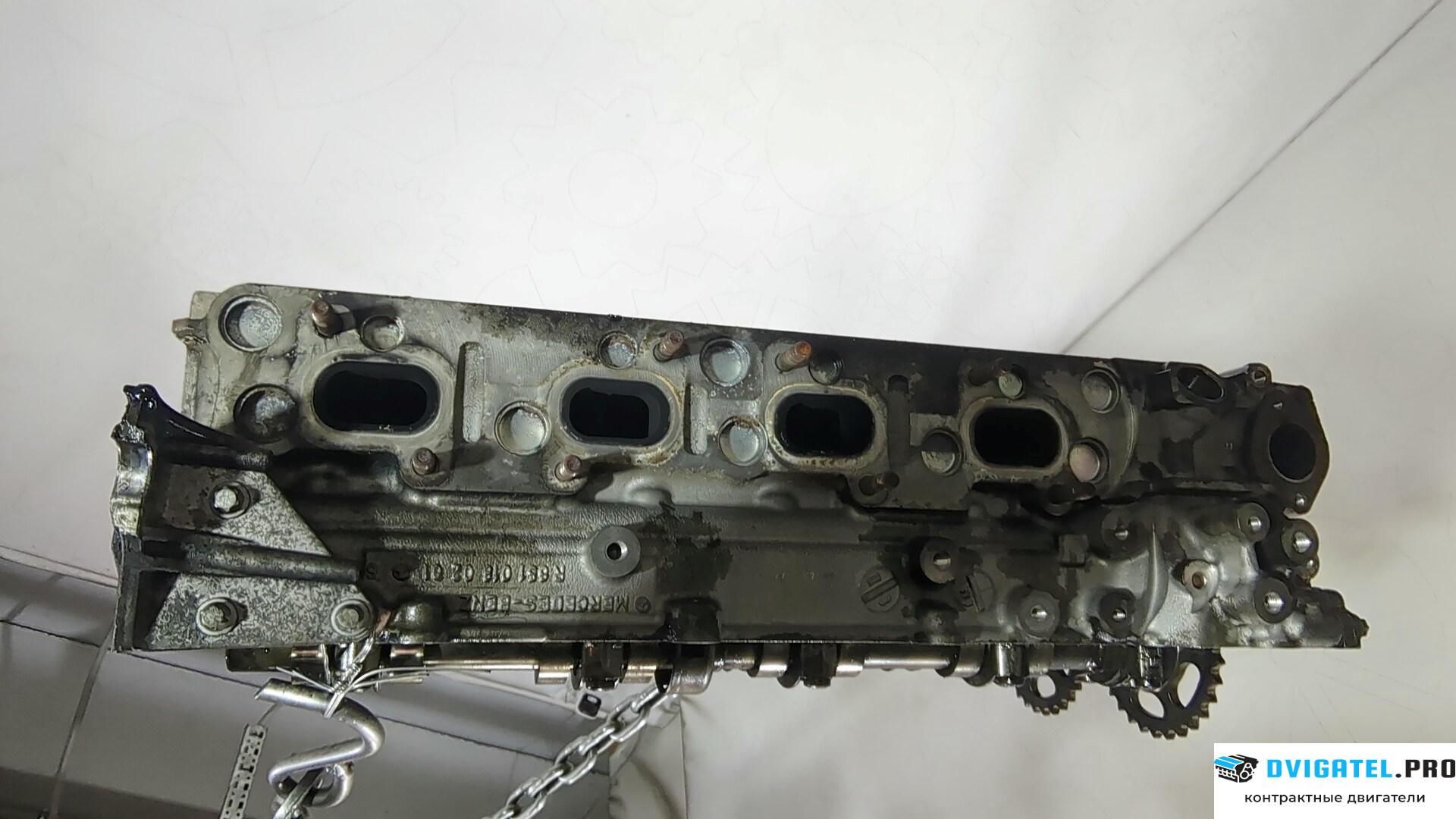 Головка блока цилиндров (ГБЦ) Mercedes C W204 2007 - 2013 OM 651.911 2.1 л., Дизель, CDI, артикул 8935557