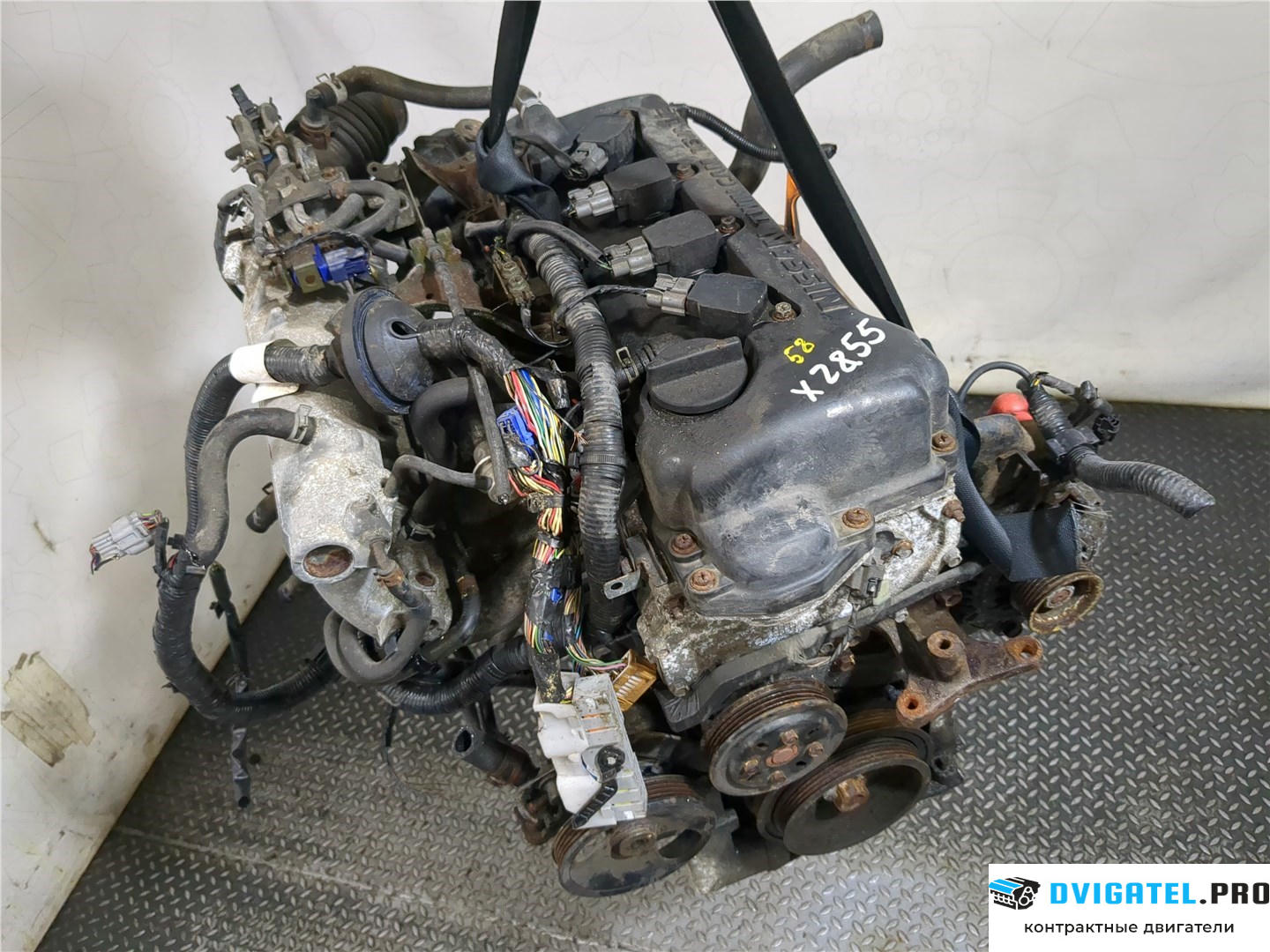 Двигатель Nissan Almera N16 2000 - 2006 QG15DE 1.5 л., Бензин, Инжектор, артикул 8125013