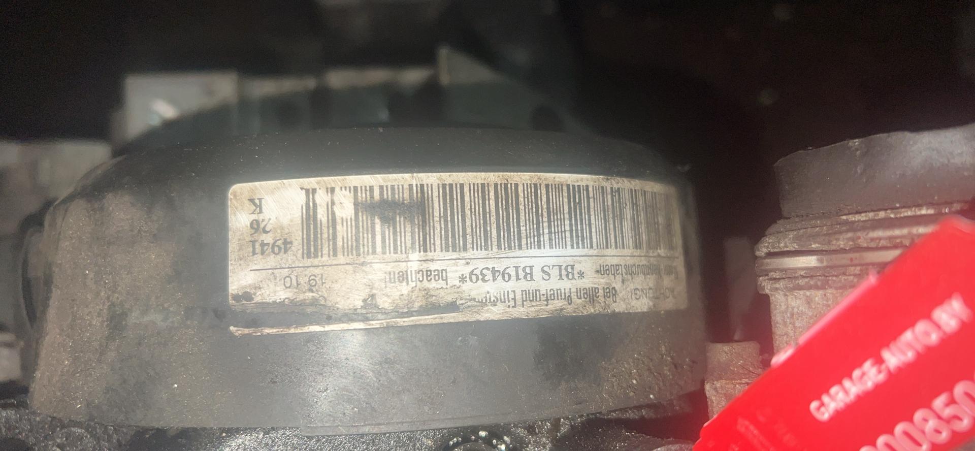 Двигатель BLS Audi A3 8P (S3,RS3) 1.9 Дизель