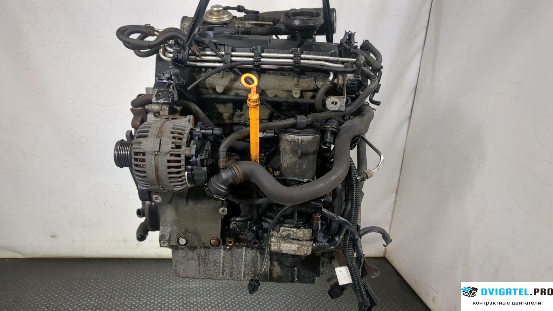 Двигатель Volkswagen Touran 2006 - 2010 BXE 1.9 л., Дизель, TDI, артикул 9193529