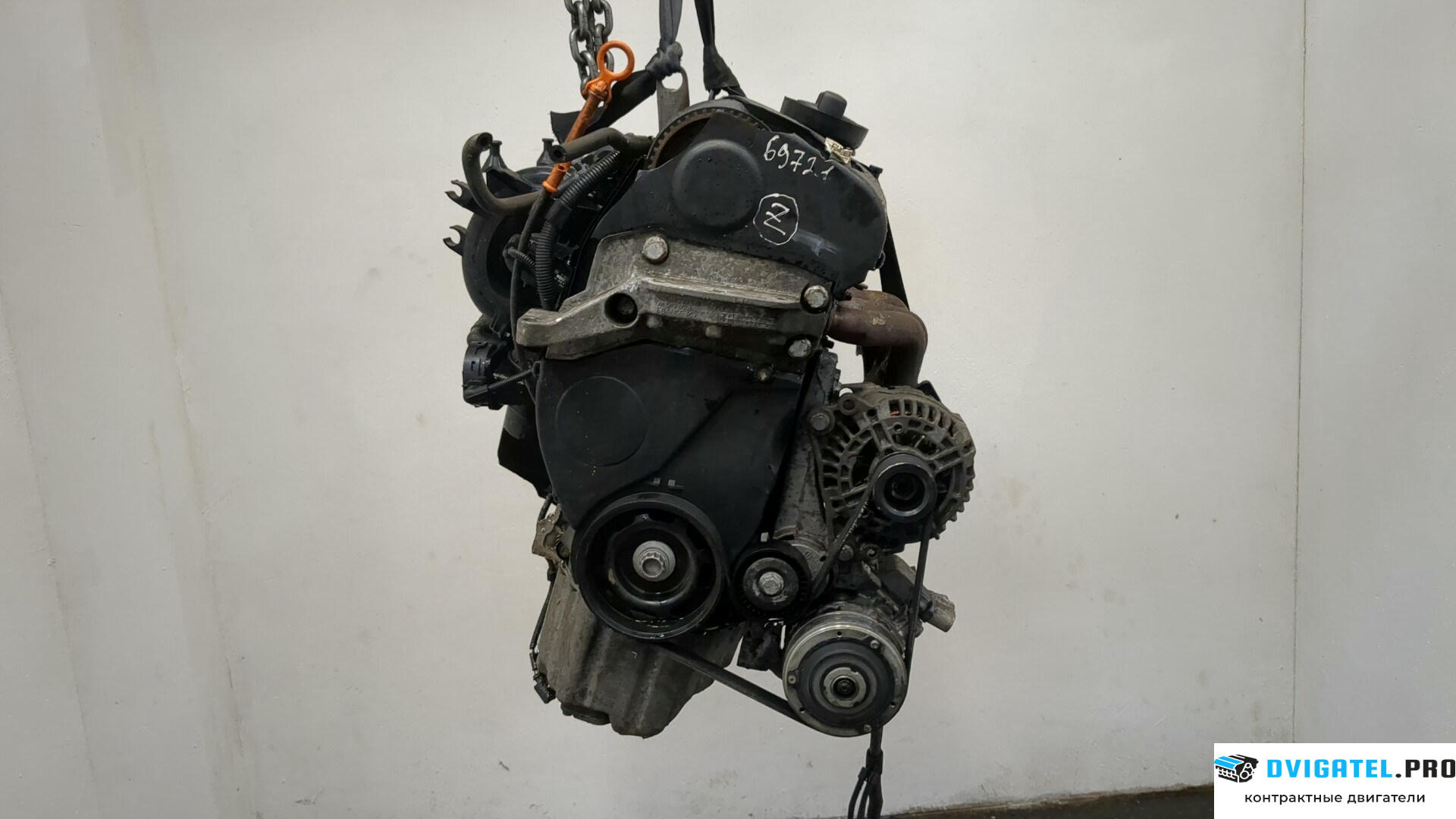 Двигатель Seat Ibiza 3 2006 - 2008 BKY 1.4 л., Бензин, Инжектор, артикул 8705770