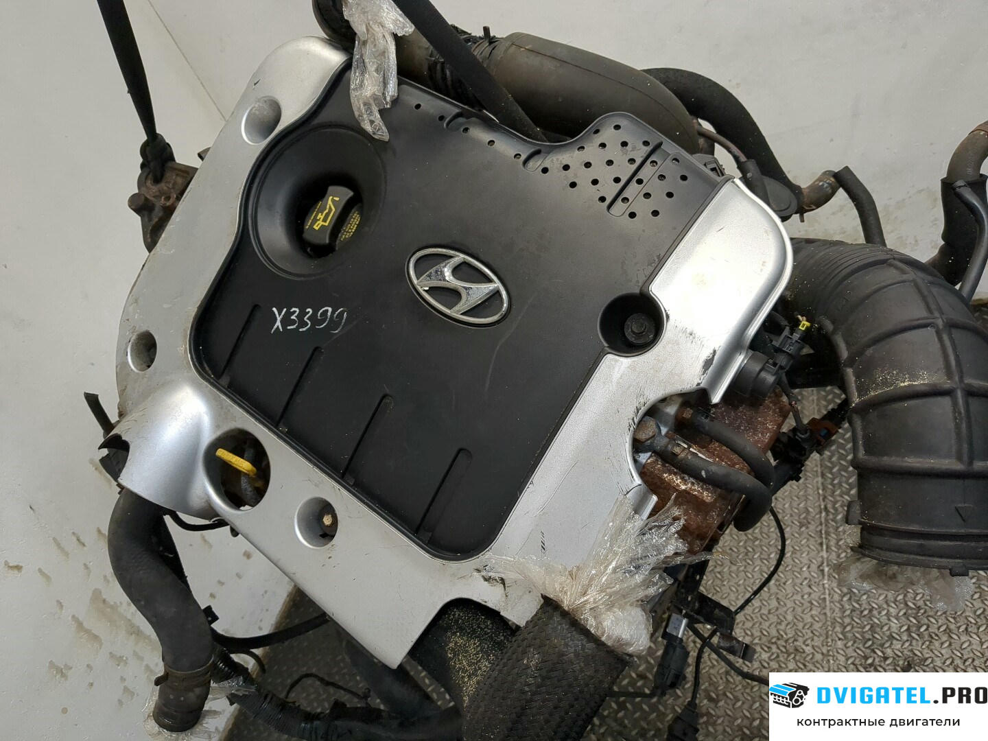 Двигатель Hyundai Santa Fe 2005 - 2012 D4EB 2.2 л., Дизель, CRDi, артикул 8623230