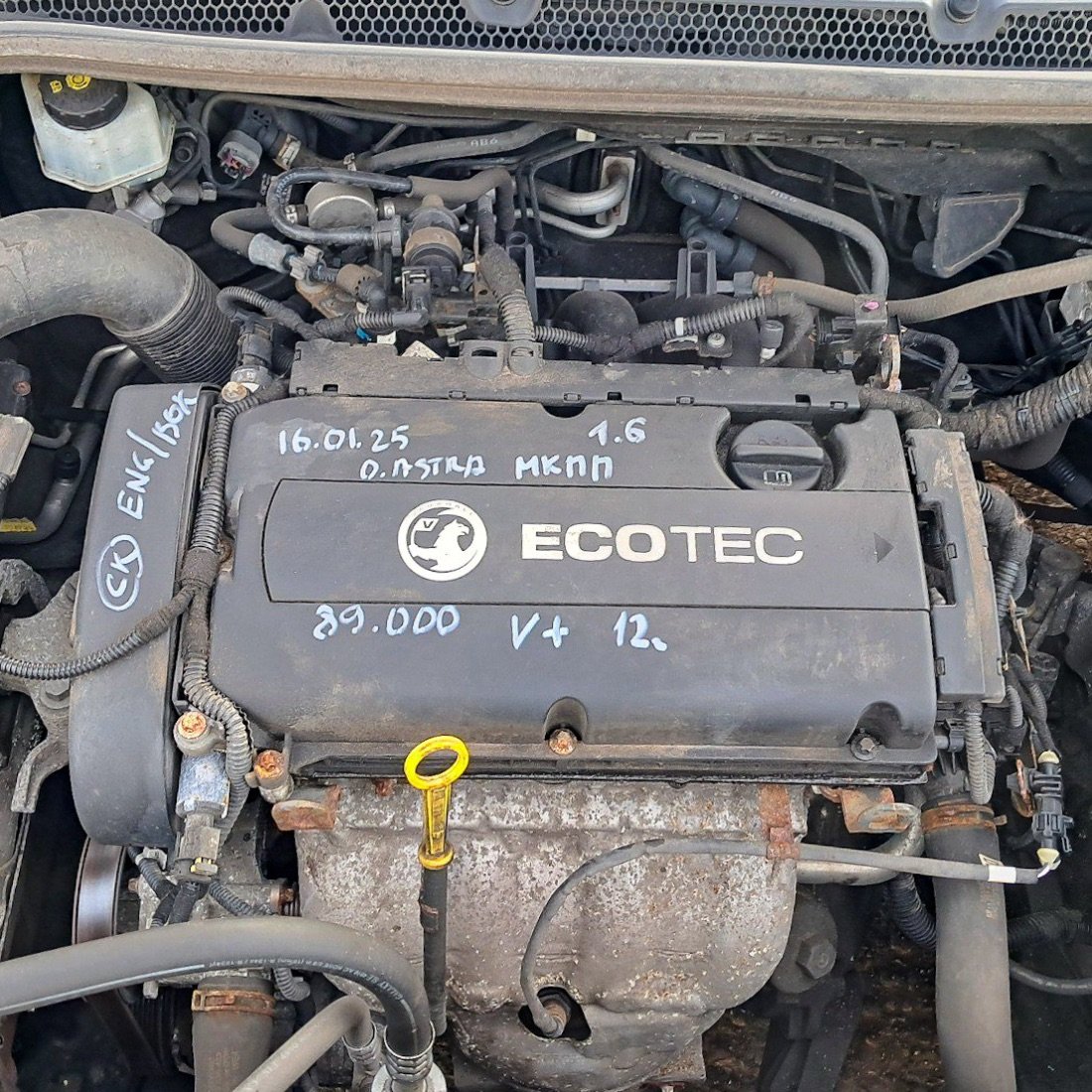 Двигатель B16XER Opel Astra J 1.6 Бензин
