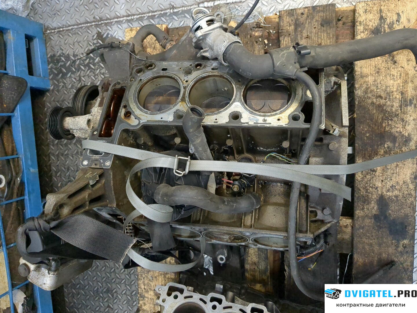 Шорт блок (Блок цилиндров) Mercedes C W204 2007 - 2013 M272.921 2.5 л., Бензин, артикул 7779465