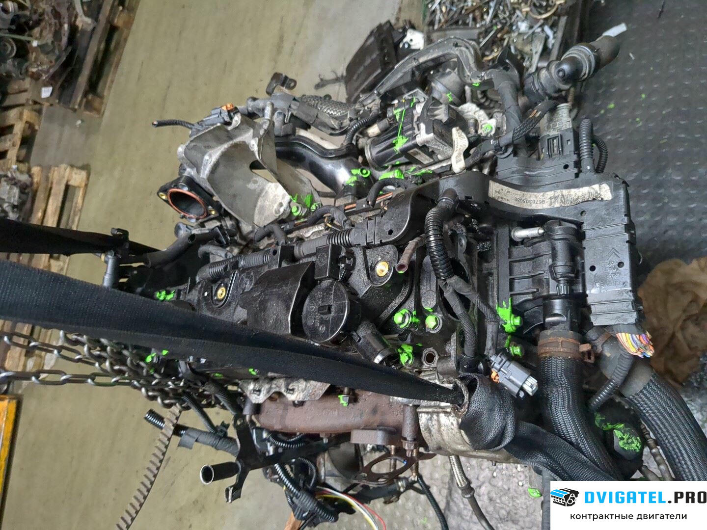 Двигатель Peugeot Partner 2008 - 2012 9HN 1.6 л., Дизель, HDI, артикул 7582708