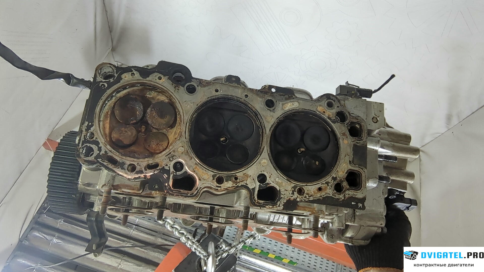 Головка блока цилиндров (ГБЦ) Hyundai Santa Fe 2005 - 2012 G6EA 2.7 л., Бензин, Инжектор, артикул 8953242
