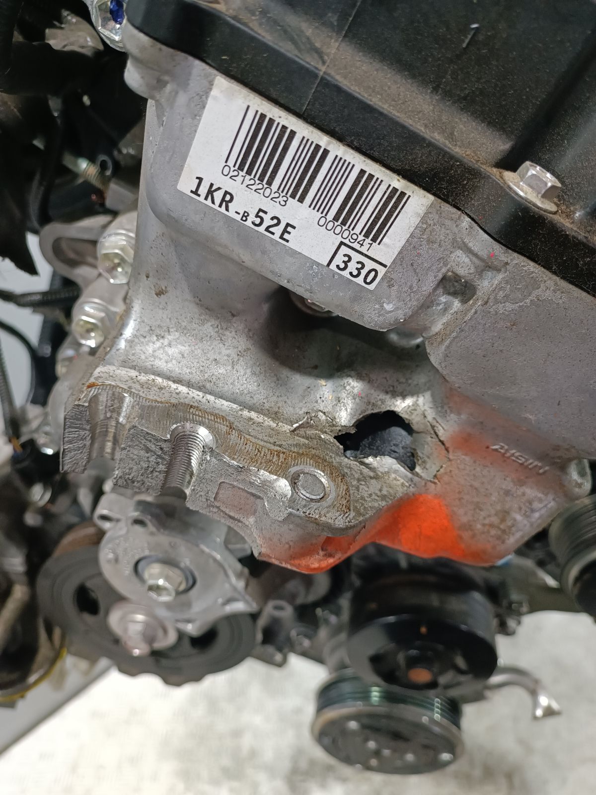 Двигатель 1KRB52E Peugeot 108 1.0 Бензин