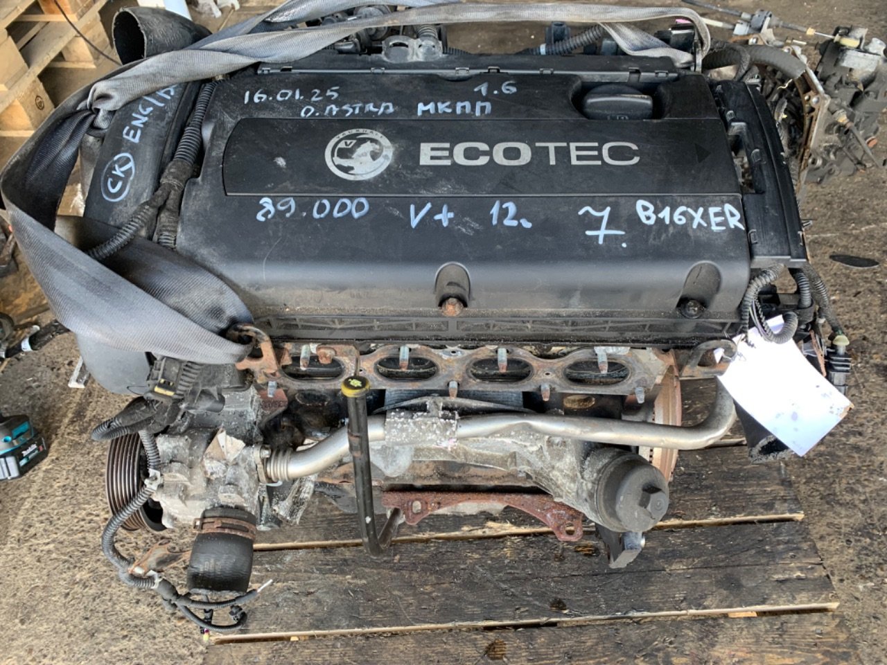 Двигатель B16XER Opel Astra J 1.6 Бензин