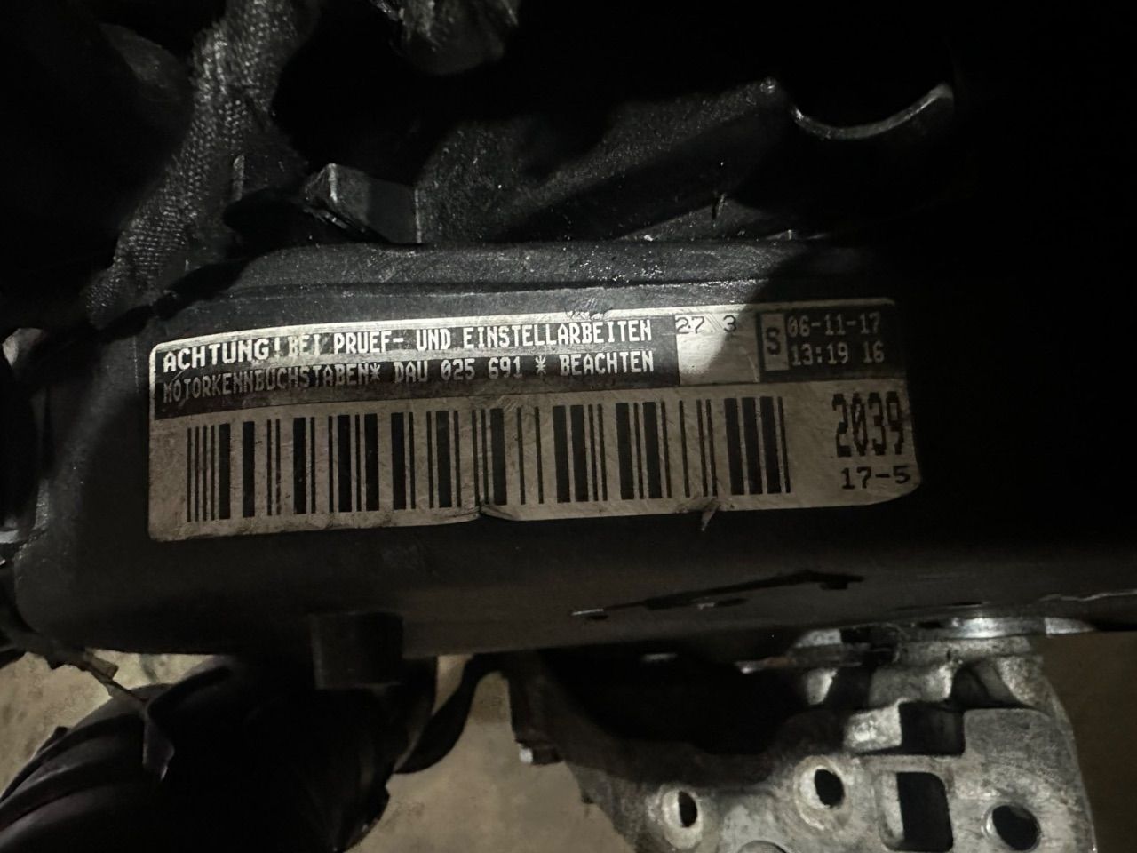 Двигатель DAU Volkswagen Crafter 2 2.0 Дизель