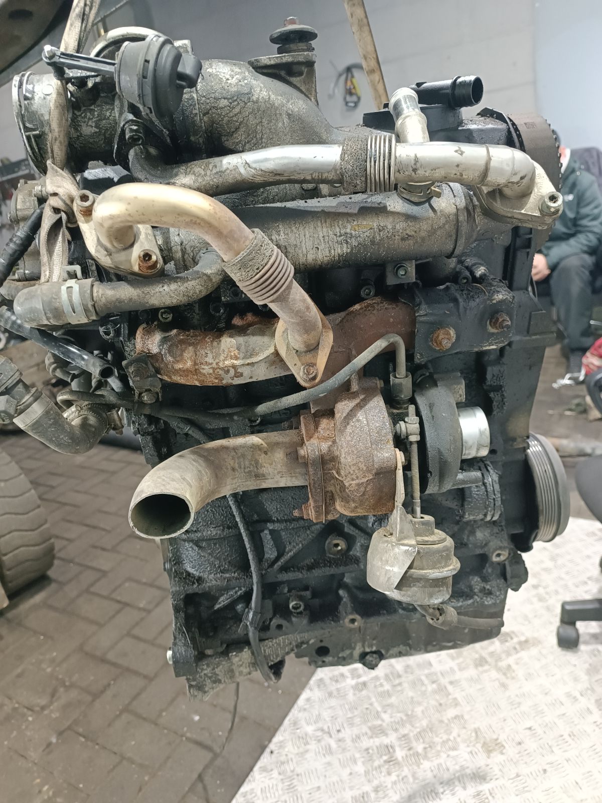 Двигатель ASZ Volkswagen Sharan 1 restailing 1.9 Дизель