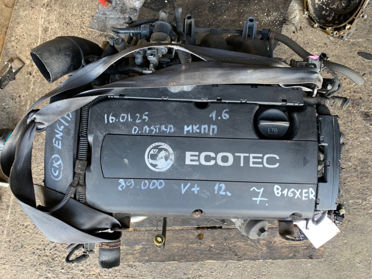Двигатель B16XER Opel Astra J 1.6 Бензин