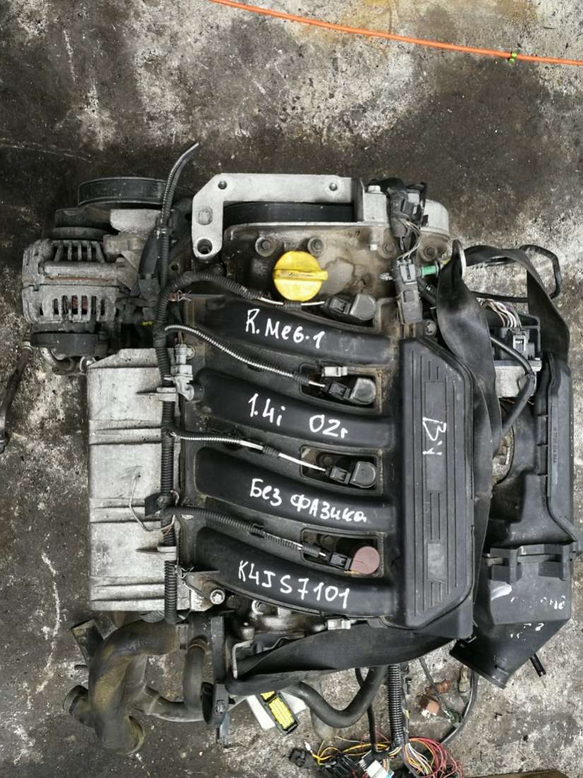 Двигатель K4JS7101 Renault Megane 2 1.4 Бензин