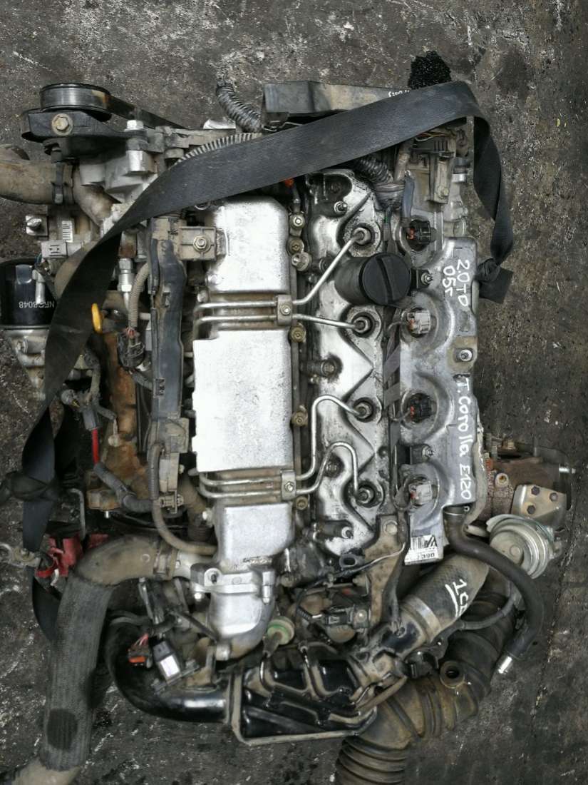 Двигатель E1CD Toyota Corolla E120 2.0 Дизель