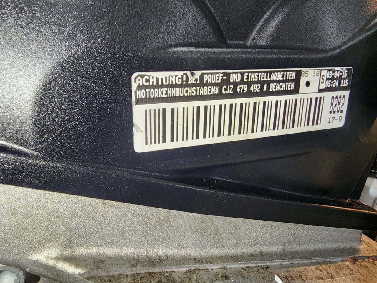 Двигатель CJZ Volkswagen Golf 7 1.2 Бензин