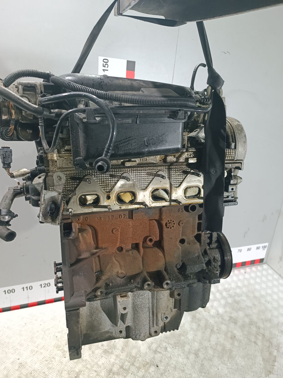Двигатель K4M9766 Renault Megane 2 1.6 Бензин