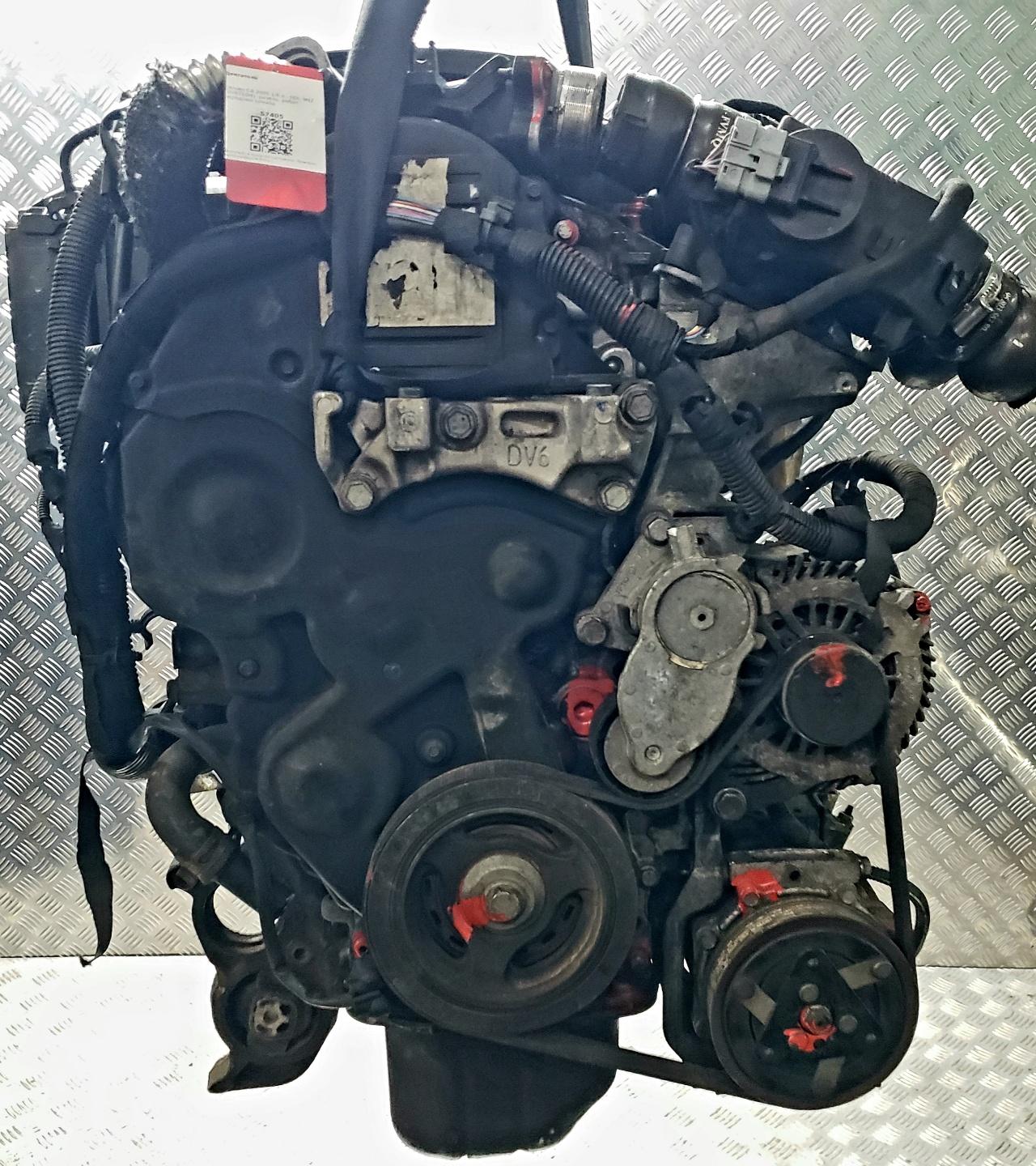 Двигатель 9HZ Citroen C4 1 1.6 Дизель