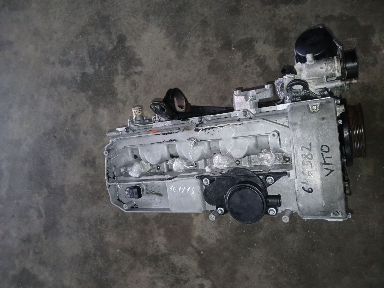 Двигатель 646982 Mercedes-Benz Vito W639 2.2 Дизель