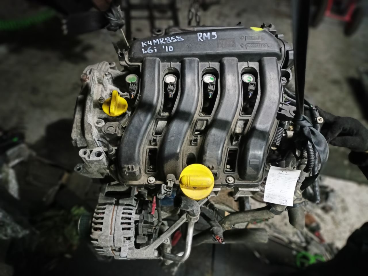 Двигатель K4MR858 Renault Megane 3 1.6 Бензин