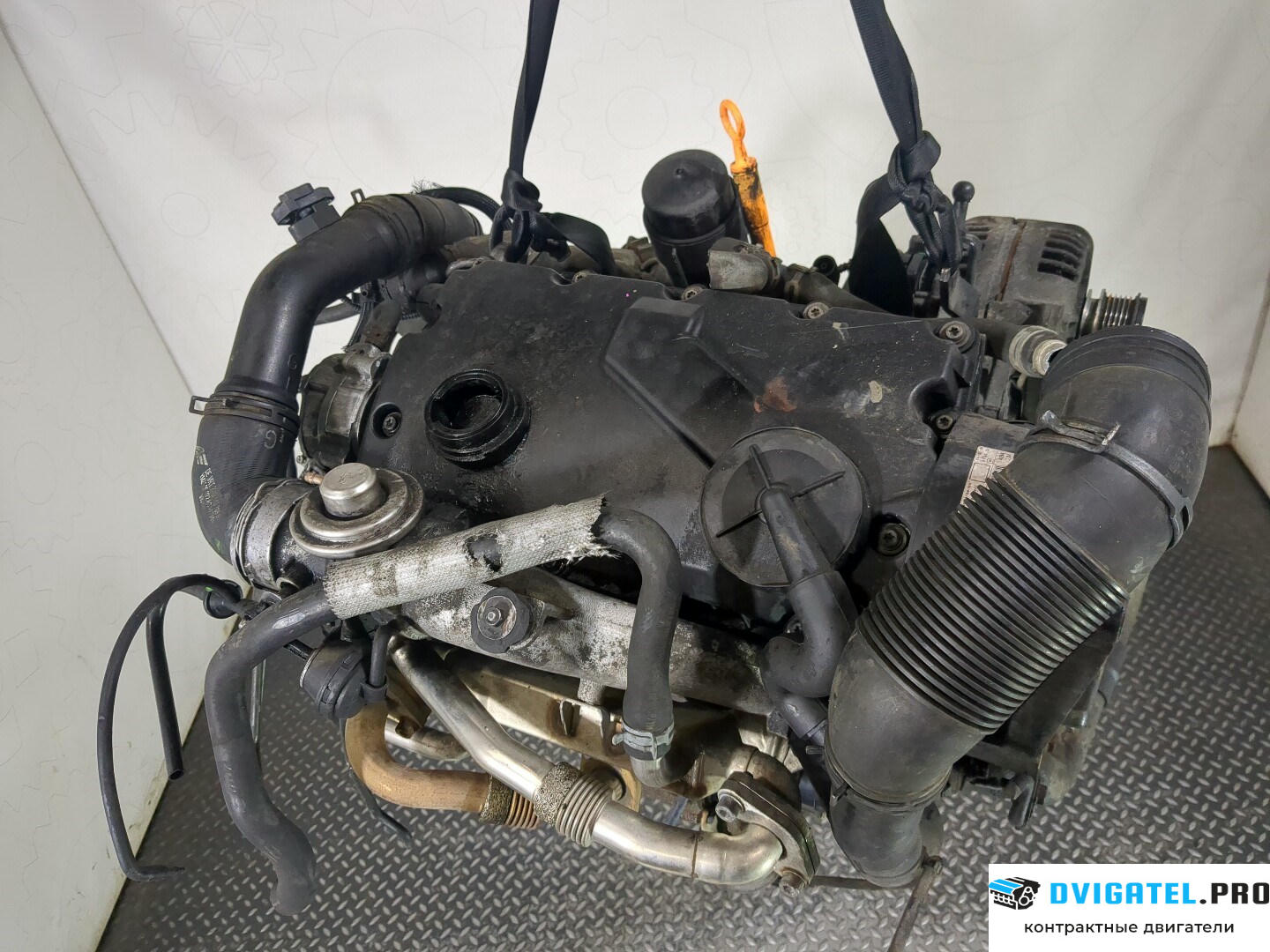 Двигатель Seat Alhambra 2000 - 2010 BVK 1.9 л., Дизель, TDI, артикул 8561639