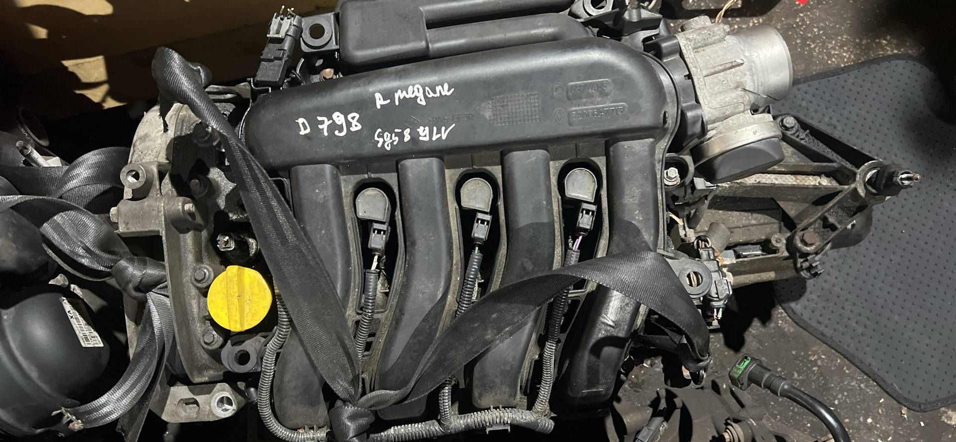 Двигатель K4MD812 Renault Megane 2 1.6 Бензин