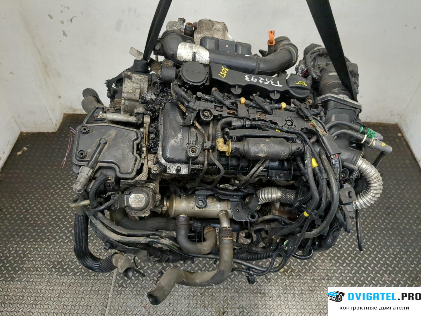 Двигатель Citroen C4 2004 - 2010 9HY, 9HZ 1.6 л., Дизель, HDI, артикул 8602141