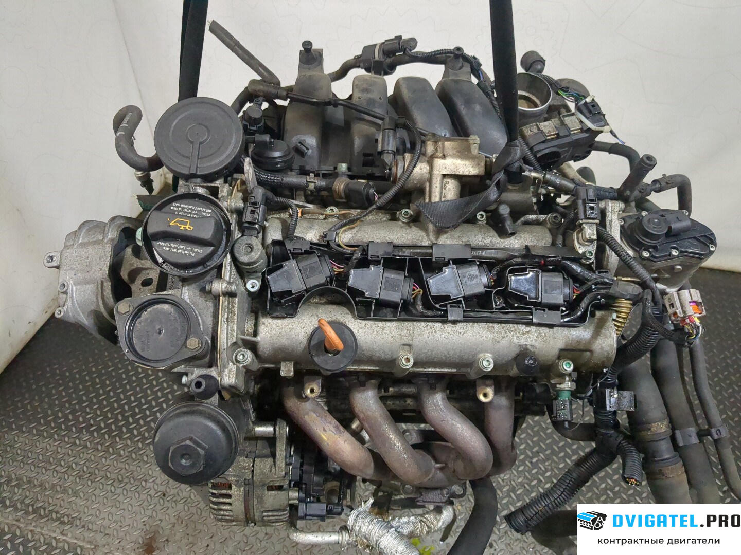 Двигатель Volkswagen Touran 2003 - 2006 BLP 1.6 л., Бензин, FSI, артикул 8422666