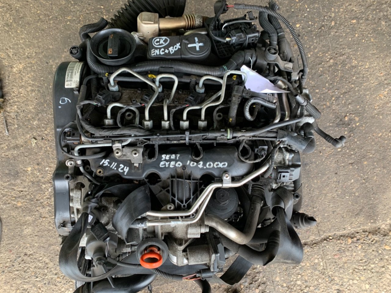 Двигатель CAG Seat Exeo 2.0 Дизель