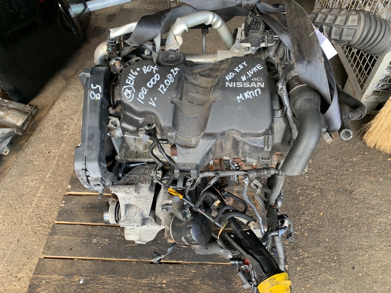 Двигатель K9K656 Nissan Juke 1.5 Дизель