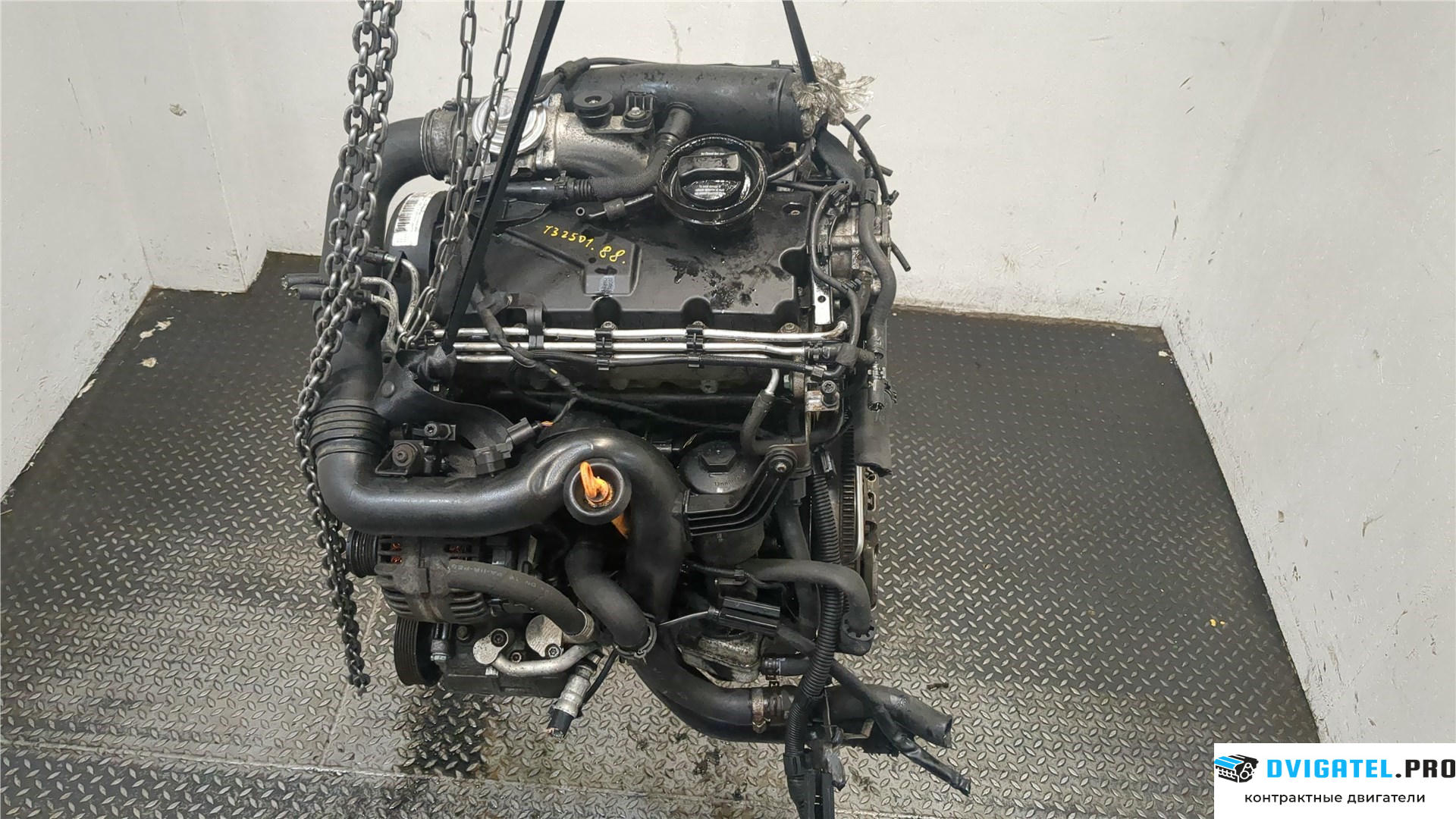 Двигатель Volkswagen Golf 5 2003 - 2009 BKC 1.9 л., Дизель, TDI, артикул 8134818
