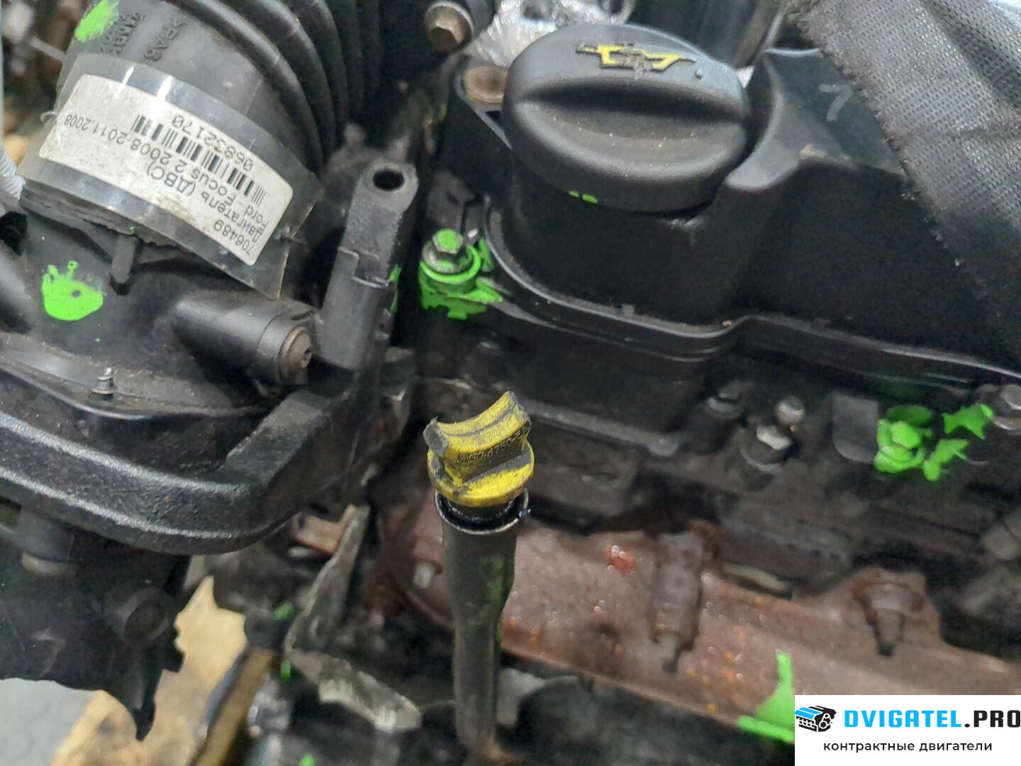 Двигатель Ford Focus 2 2008 - 2011 HHDA, HHDB 1.6 л., Дизель, TDCI, артикул 6832170