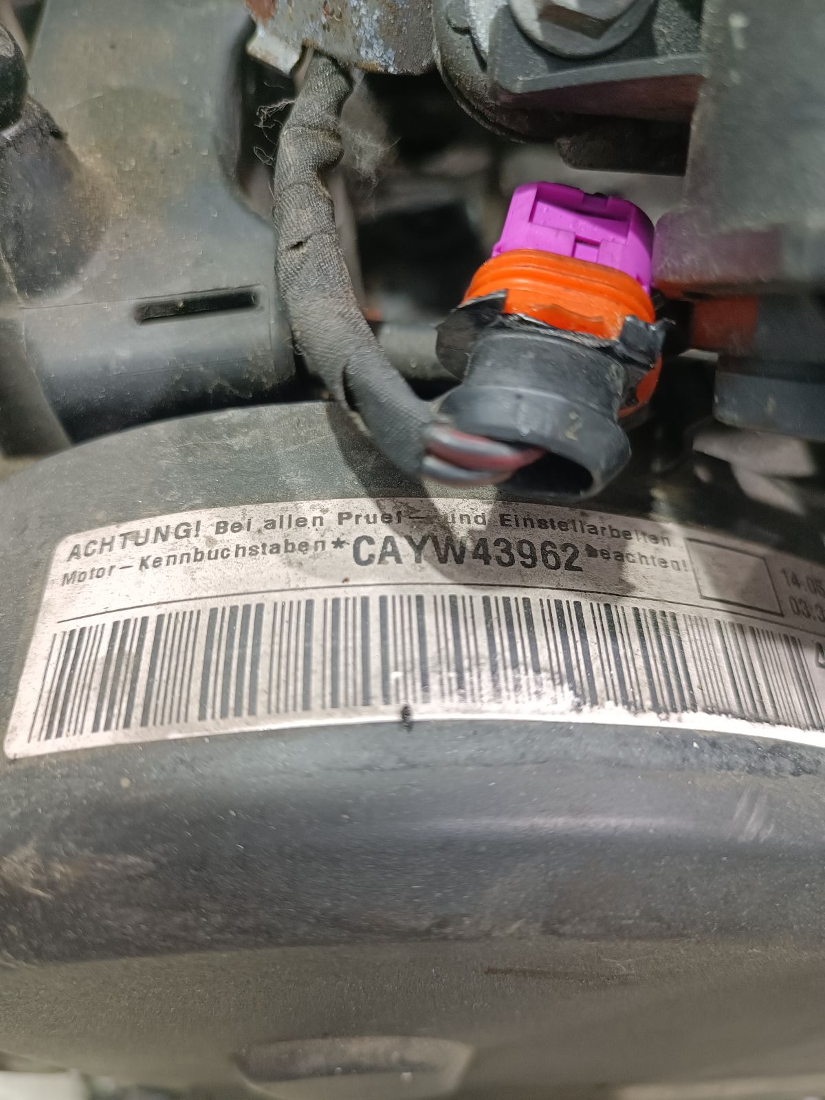 Двигатель CAYW Volkswagen Polo 5 1.6 Дизель