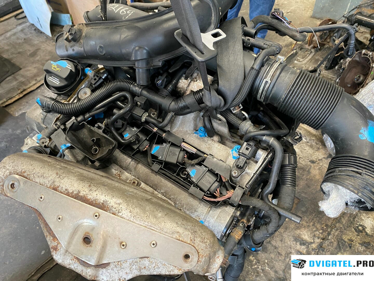 Двигатель Volkswagen Golf 5 2003 - 2009 BLG 1.4 л., Бензин, TSI, артикул 8974800