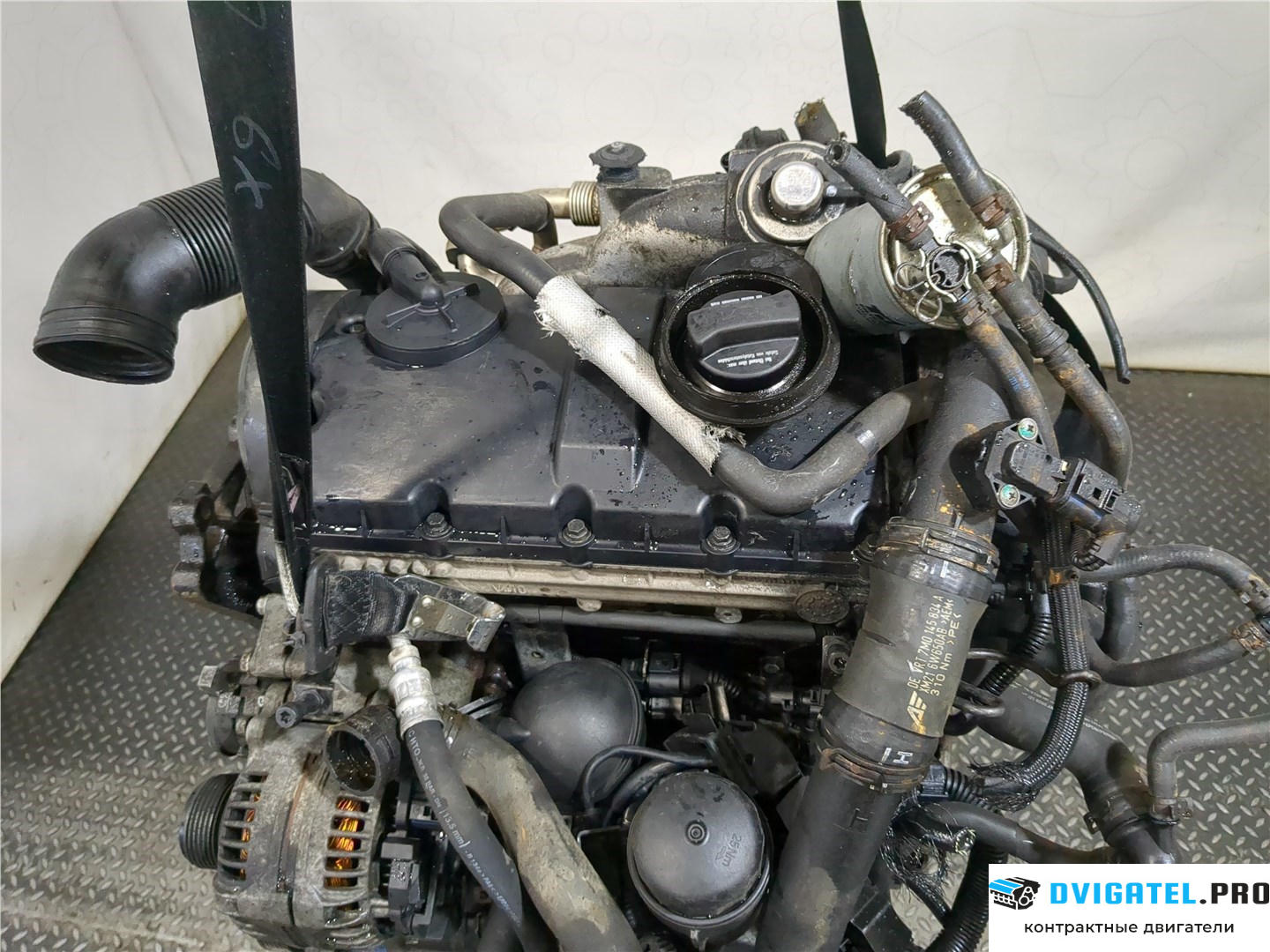 Двигатель Ford Galaxy 2000 - 2006 AUY 1.9 л., Дизель, TDI, артикул 8109399