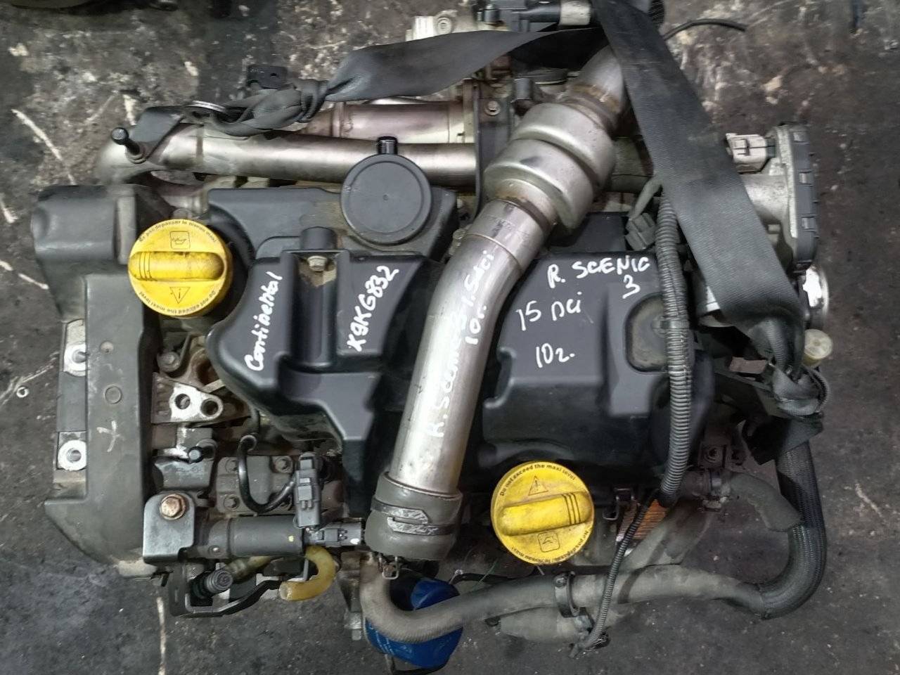 Двигатель K9KG832 Renault Megane 3 1.5 Дизель