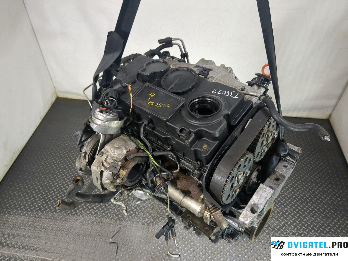 Двигатель Seat Leon 2 2005 - 2009 BMN 2 л., Дизель, TDI, артикул 8667411