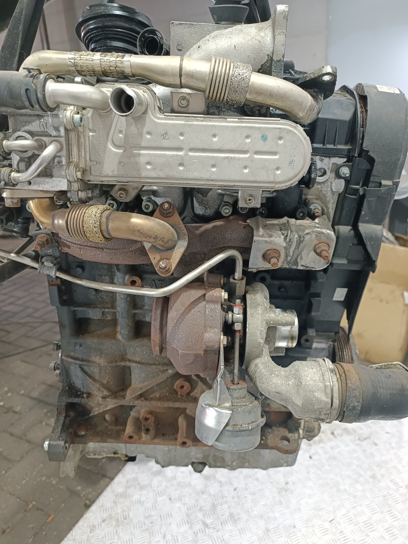 Двигатель BRU Volkswagen Golf 5 1.9 Дизель