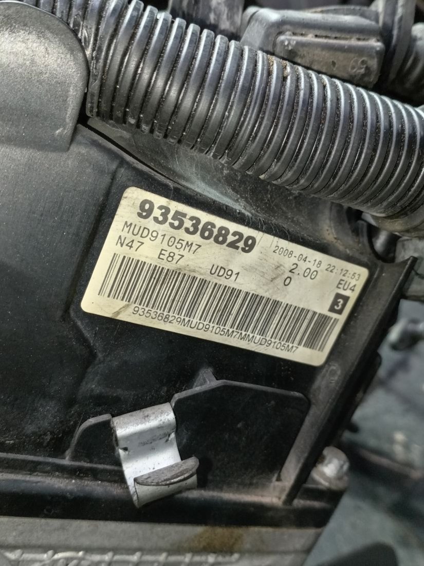 Двигатель N47D20A BMW 1 E81/E82/E87/E88 2.0 Дизель