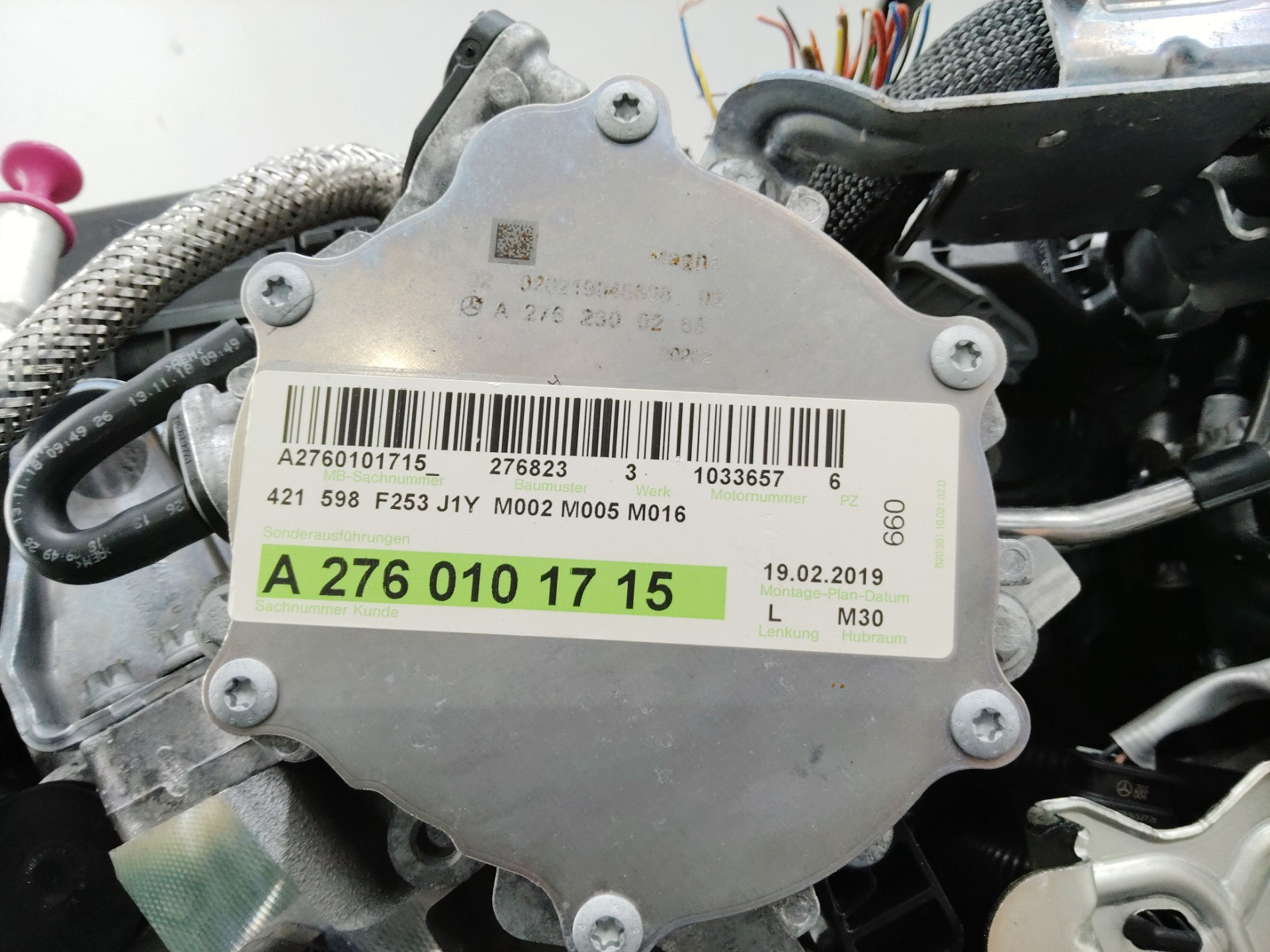 Двигатель 276823 Mercedes-Benz GLC w253 3.0 Бензин
