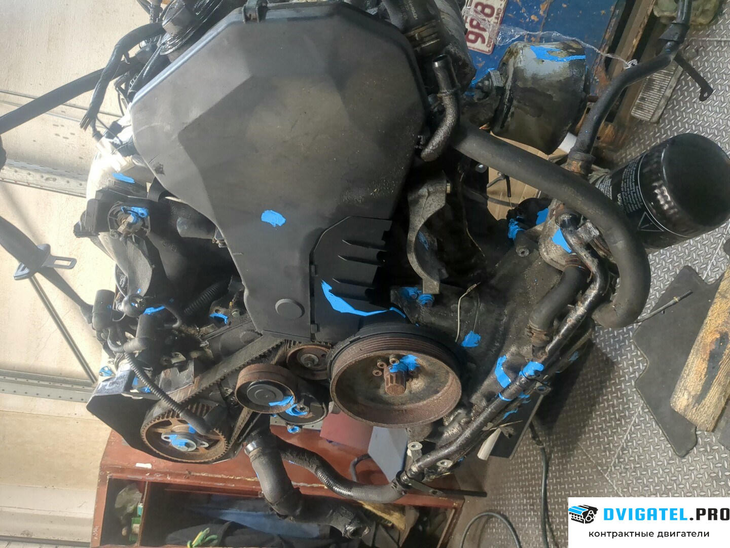 Двигатель Audi A4 B6 2000 - 2004 BDV 2.4 л., Бензин, Инжектор, артикул 8849424