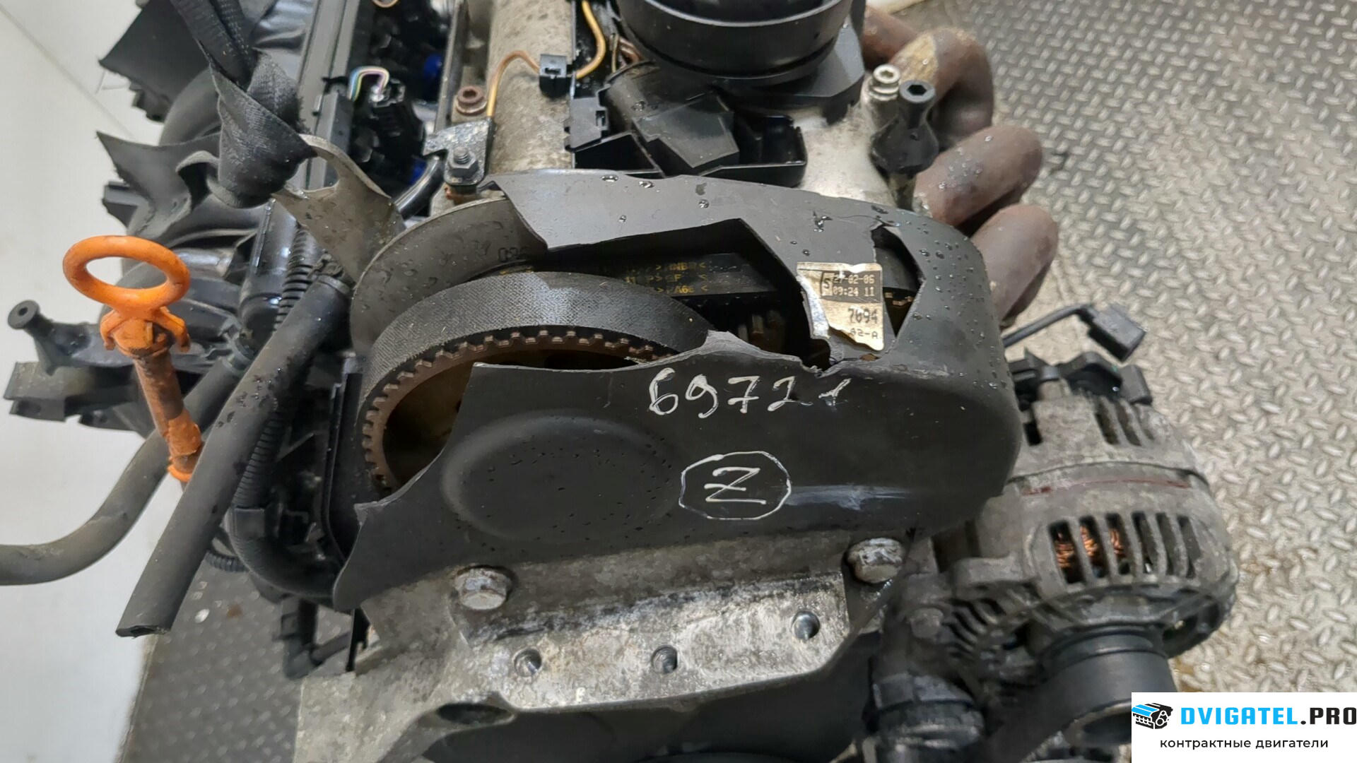 Двигатель Seat Ibiza 3 2006 - 2008 BKY 1.4 л., Бензин, Инжектор, артикул 8705770