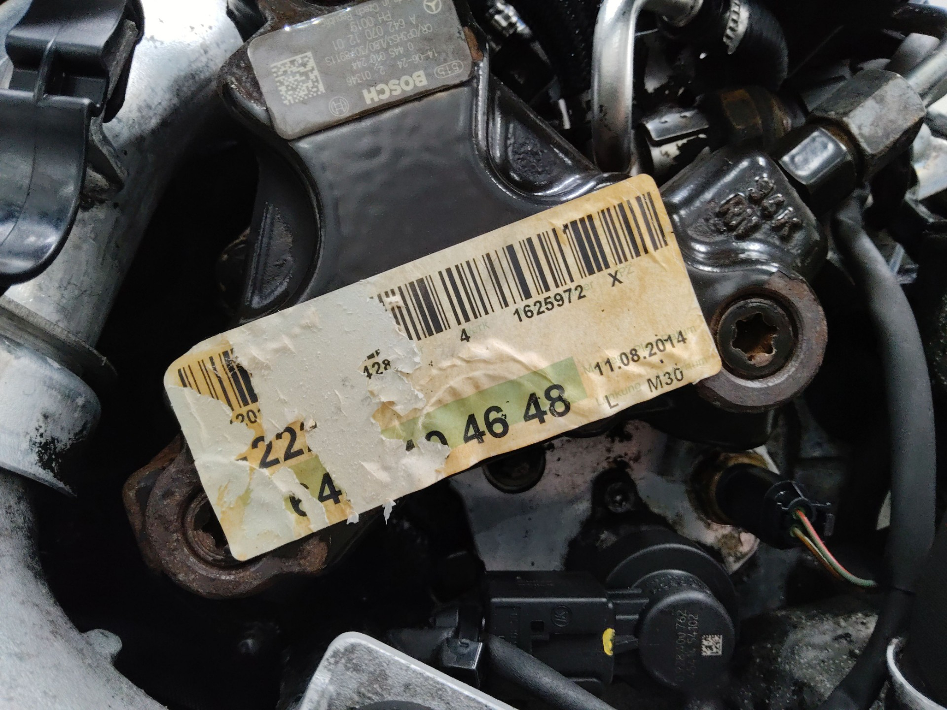 Двигатель 642861 Mercedes-Benz S W222 3.0 Дизель