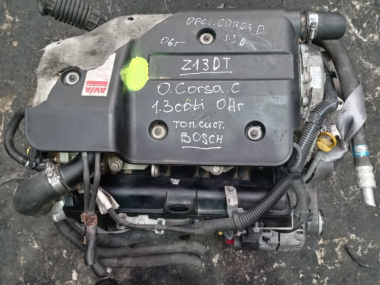 Двигатель Z13DT Opel Corsa C 1.3 Дизель