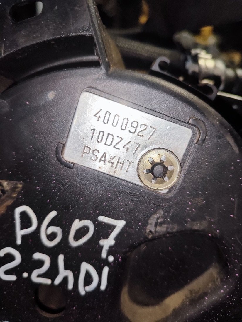 Двигатель 4HT Peugeot 607 2.2 Дизель